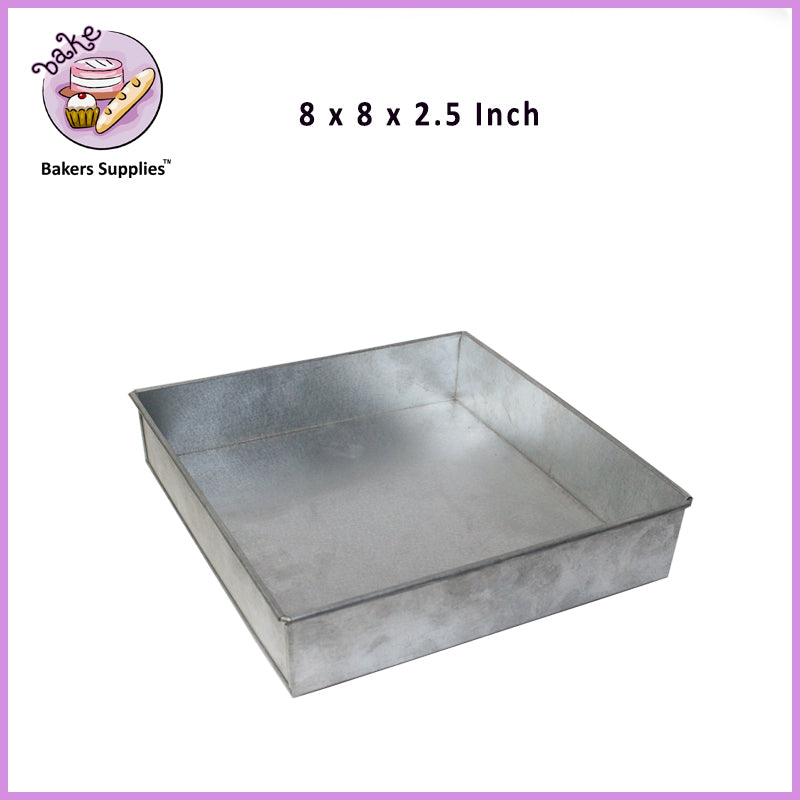 Square Cake Pan GI