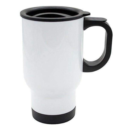 White Glossy SS Insulated Travel Mug 140oz