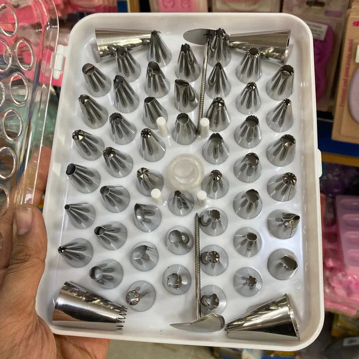 Nozzles at BakersSupplies.pk offer high-quality piping tips for precise and creative cake and dessert decorating. Made from durable materials and available in various shapes and sizes