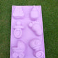 Baby Shower Party Silicon Mold Tray size 11" x 6.8"