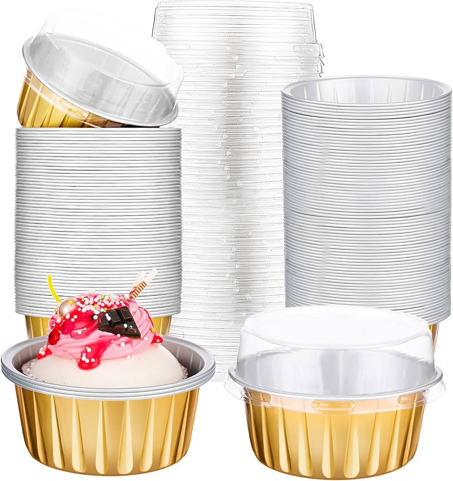 Aluminium Baking Cup with Lid