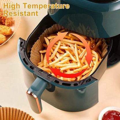 Food Grade Round Air Frayer Paper 7.9 inches 50pc Pack