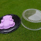 Black Disposable Transparent Cake Box 7.5" Height 2.7"