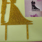 Acrylic Golden Couple Cake topper