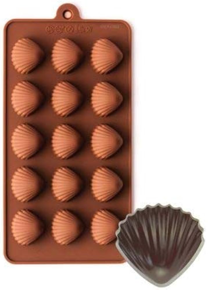 15 Cavity Shells Chocolate Chocolate Mold