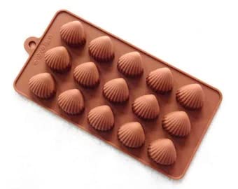 15 Cavity Shells Chocolate Chocolate Mold