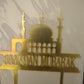 Golden Mehrabi Ramadan Mubarak Cake Topper