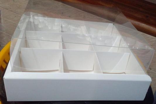 New Imported  Brownie Box 9 Cavity Card Material size 9.5" X 9.5" x 2"