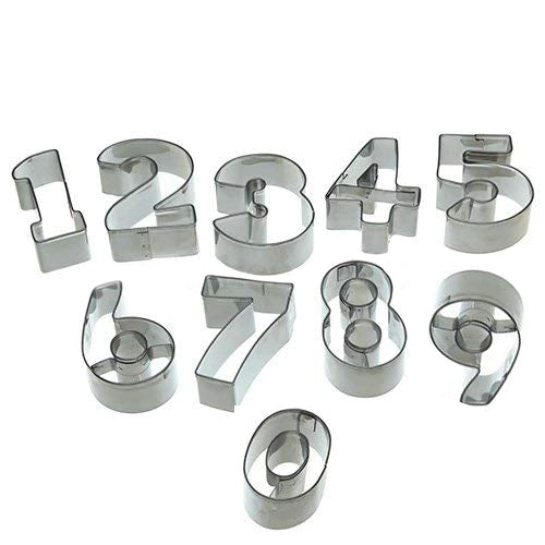 Metal 123 1" Number Cutter Set