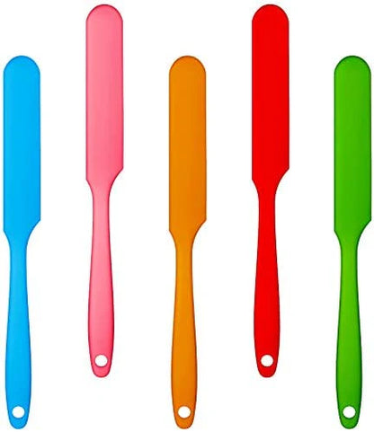 Full Silicon Stick Spatula Baby Colored Large