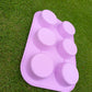 6 Cavity Silicon Cupcake Tray 2.2″ Bottom