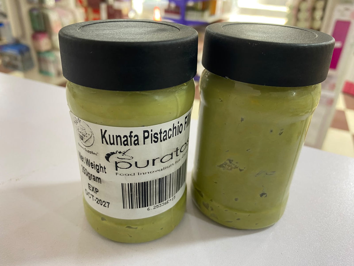 Puratos Kunafa Pistachio filling 250gram
