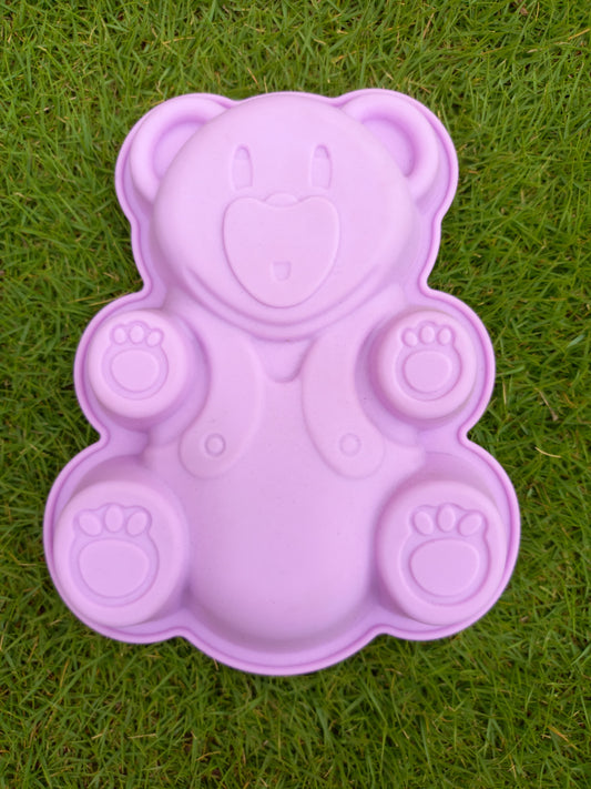 Mini Bear Silicon Baking Mold size 6.5" x 4.5"