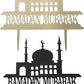 Golden Mehrabi Ramadan Mubarak Cake Topper