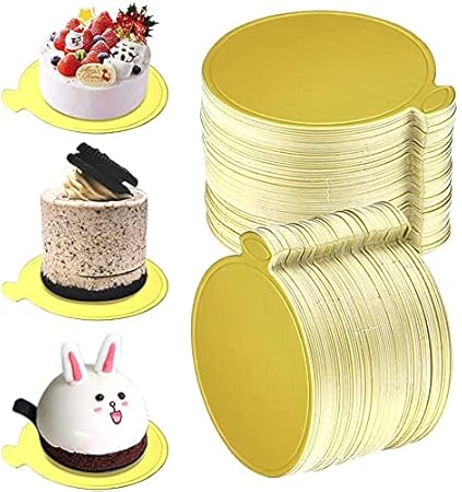 Dessert Platter Round Pastry Boards 100 pcs Pack