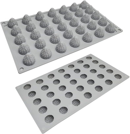 Commercial Silicon 35 Cavity 3D Raspberry Chocolate Mold
