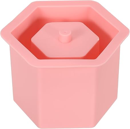 Hexagon Diamond Candle Mold SiliCon Size 3.5 × 3 "