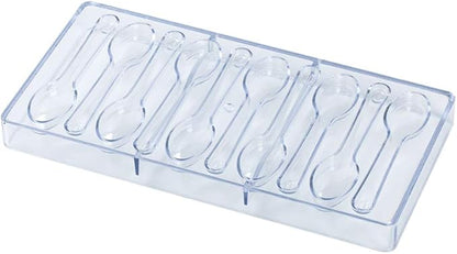 10 Cavity Spoon Chocolate Acrylic Chocolate Mold