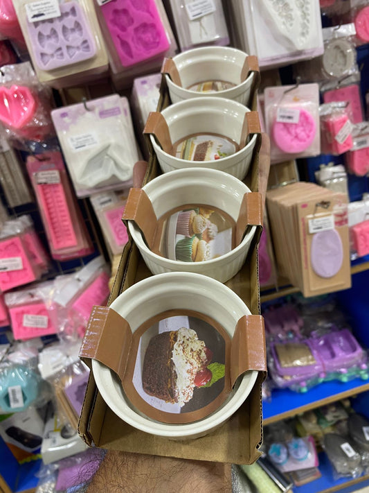 White Ramekins Standard 4pcs Set