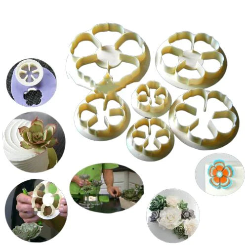 Petal Flower Cutter Set 6pcs Set