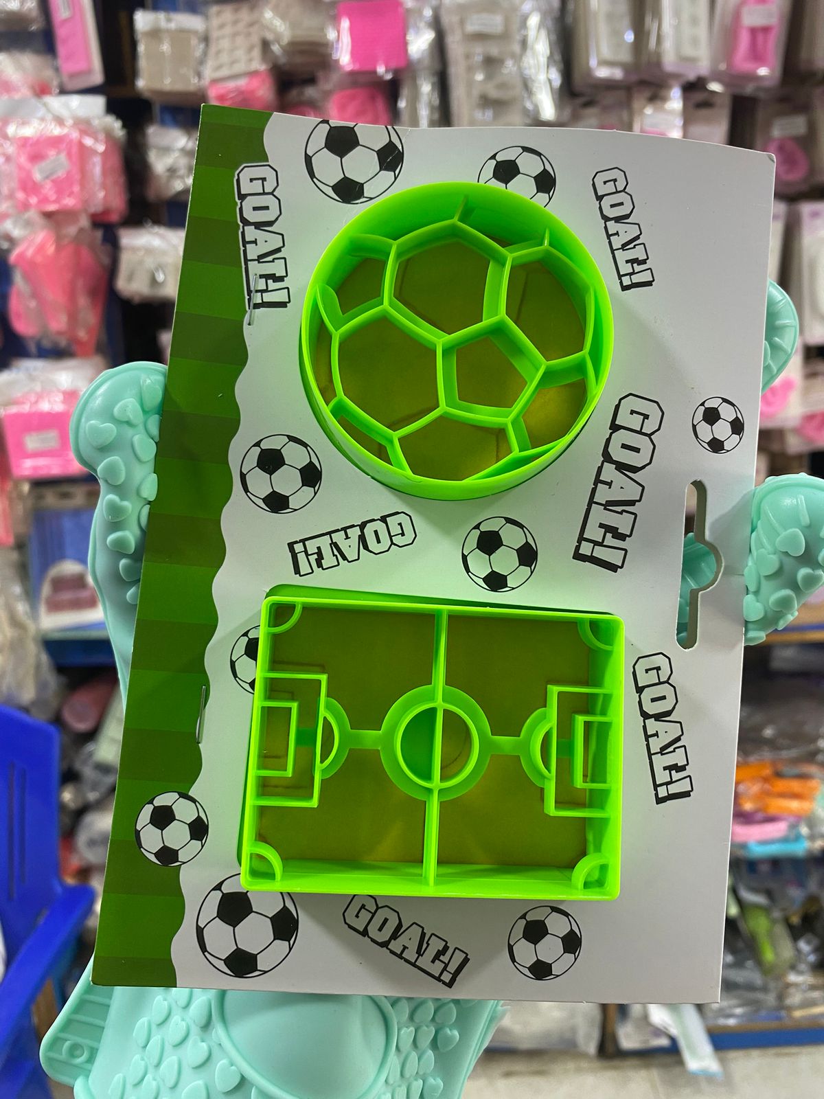 Football Field Fondant Cookie Cutter Set