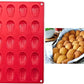 20 Cavity Madeleines Silicon Mold Tray