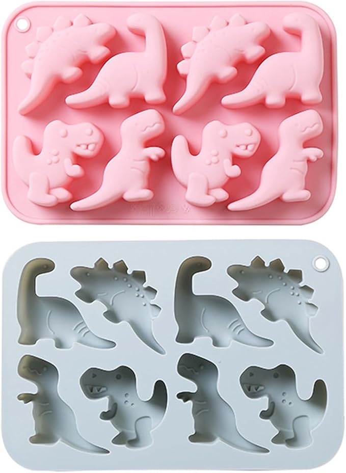 Silicon Dinosaur Mold 8 Cavity