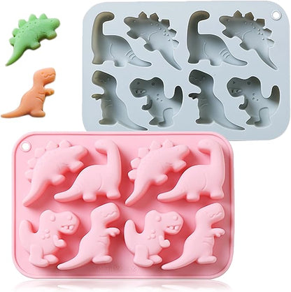 Silicon Dinosaur Mold 8 Cavity