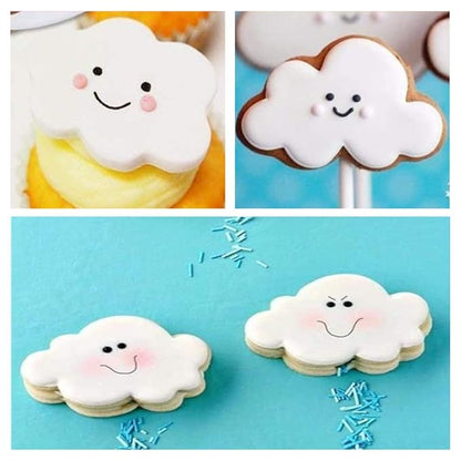 Cloud Cutter Cookie Fondant 5pcs Set
