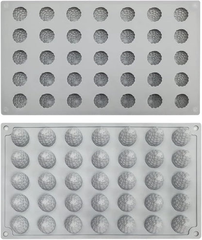 Commercial Silicon 35 Cavity 3D Raspberry Chocolate Mold