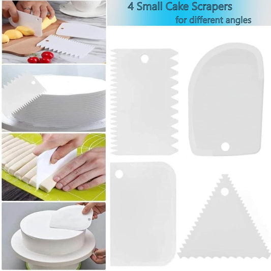 Icing Comb Spatula set of 4pcs