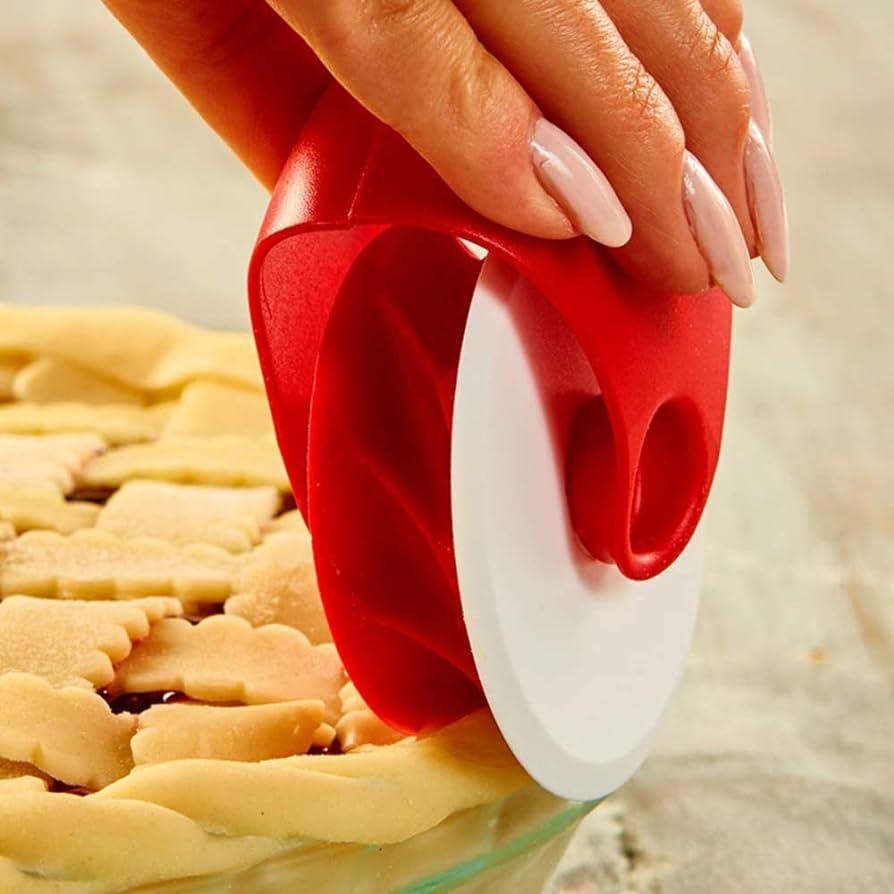 Bicycle Pizza Cutter Price Drop Alert Lattice Pie Crust Cutter, Pie ...