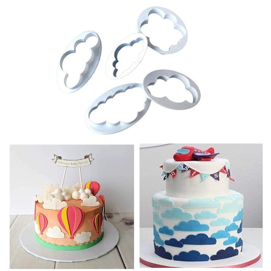 Cloud Cutter Cookie Fondant 5pcs Set