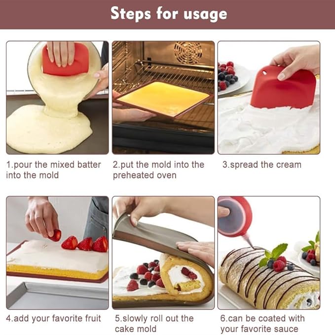 New Silicon Swiss Roll Tray 11x14 inches