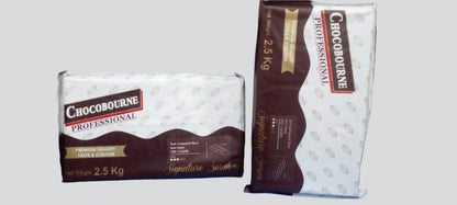 Chocobourne Dark Semisweet Compound Chocolate 2.5 kg