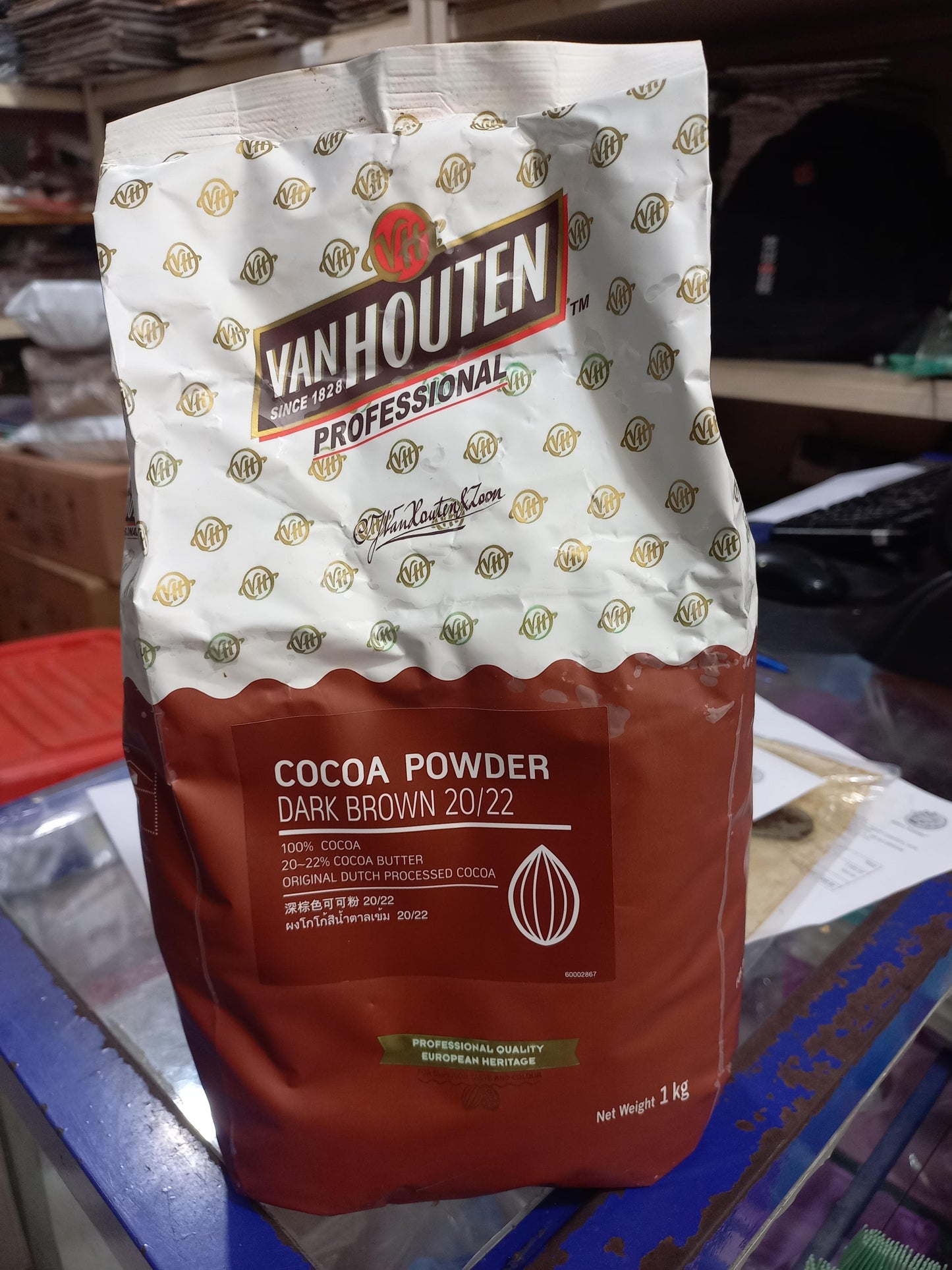 Van Houten Cocoa Powder Dutch Processed 1kg