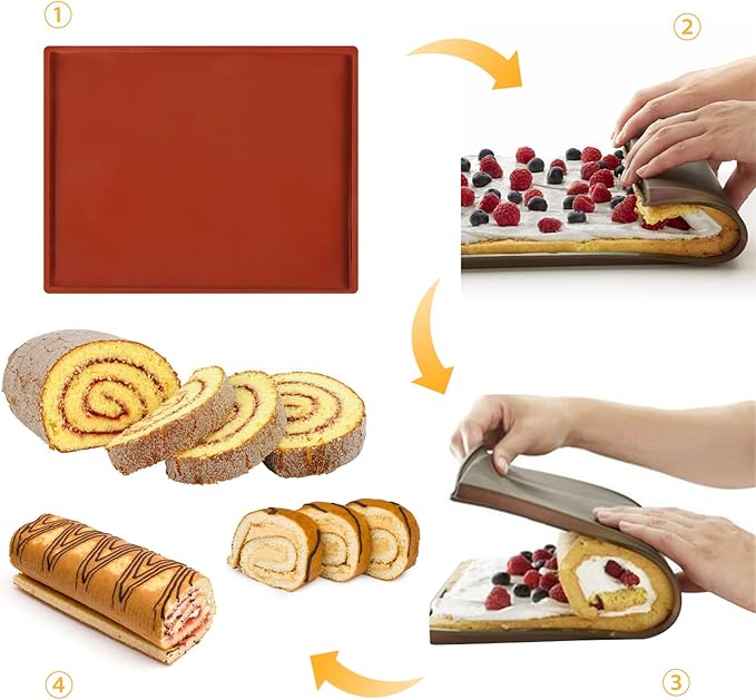 New Silicon Swiss Roll Tray 11x14 inches