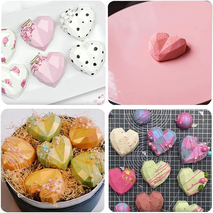 Silicon 15 Cavity Mini Pinata Hearts Chocolate Mold