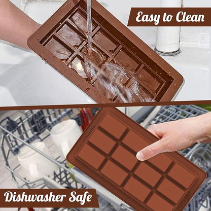Silicone Classic Kunafa Chocolate Bar Deep Mold size 8.5" x 4.5"