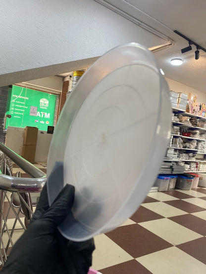 3 Milk Cake Plate Plastic size 8" x 7 " x 1"