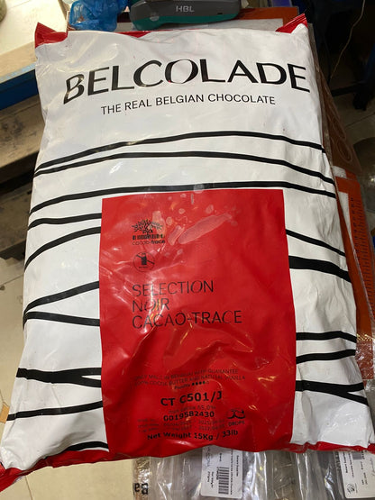 Belcolade Dark Chocolate 55% Buttons 15kg Bag