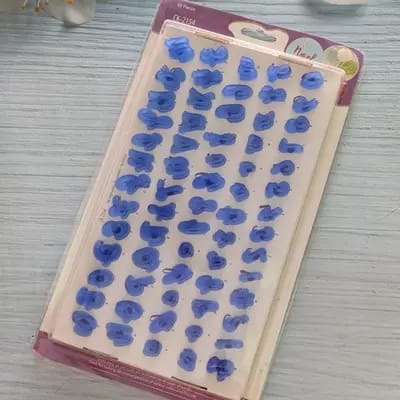 PME Alphabet Number Plastic Embosser Set of 70pcs