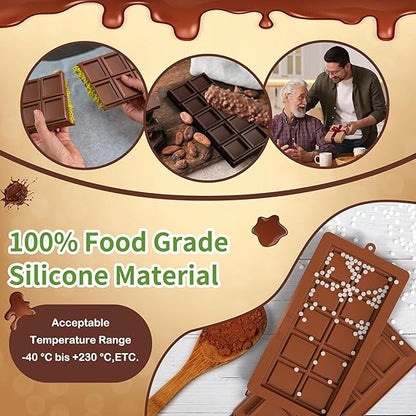 Silicone Square Boarder Kunafa Chocolate Bar Mold size 8.9" x 4"