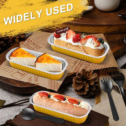 Aluminium Loaf Pan With Lids  Size 6 × 2 × 1 "