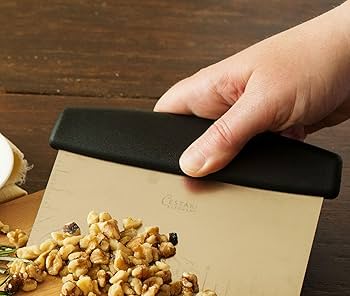 Bench Scraper Black Handle (Metal)