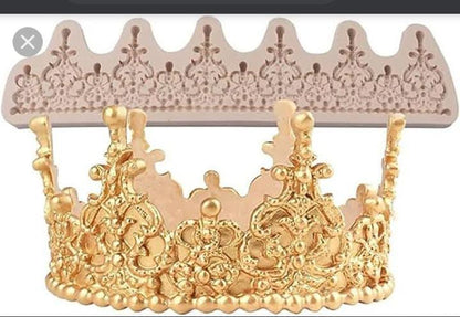 Silicon Vintage Tiara Fondant Mold
