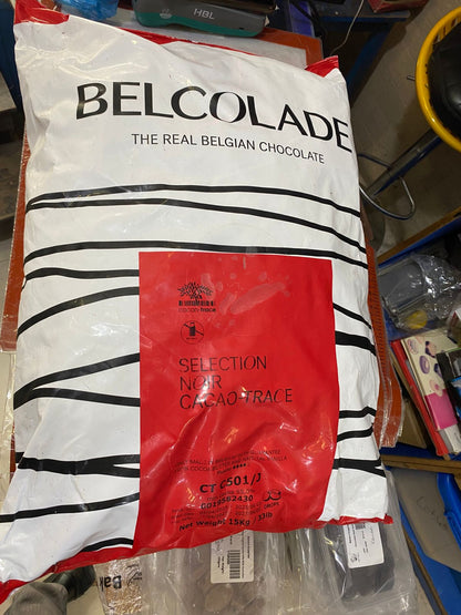 Belcolade Dark Chocolate 55% Buttons 15kg Bag