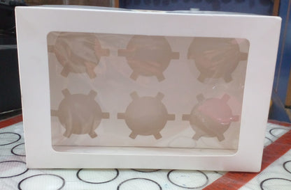New Imported 6 Cupcake Box