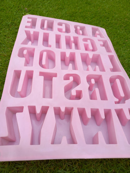 Capital Alphabet Silicon Mold