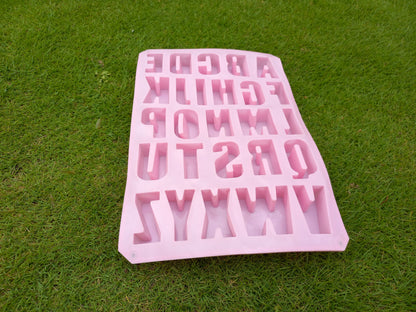 Capital Alphabet Silicon Mold